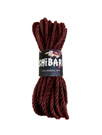 Джутова мотузка для шибарі Feral Feelings Shibari Rope, 8 м коричнева