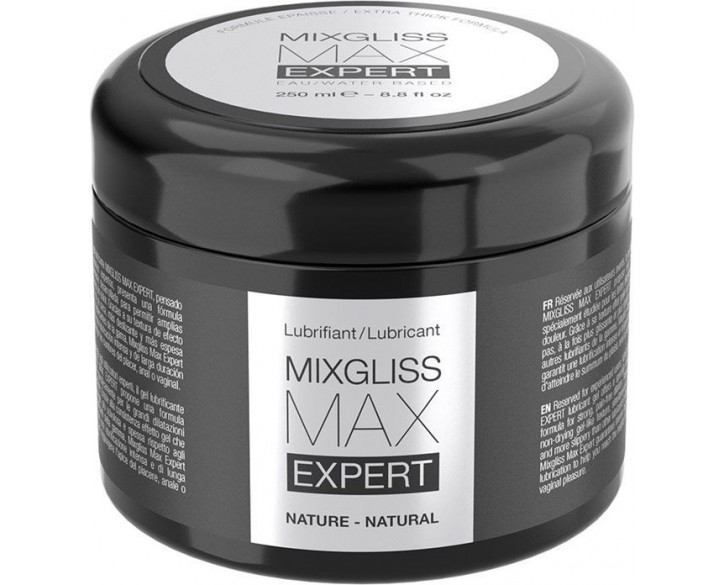 Густа змазка для фістинга і анального сексу MixGliss MAX Expert Nature (250 мл) на водній основі