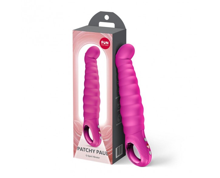 Вібратор точки G Fun Factory PATCHY PAUL Magenta, гнучкий, 12 режимів