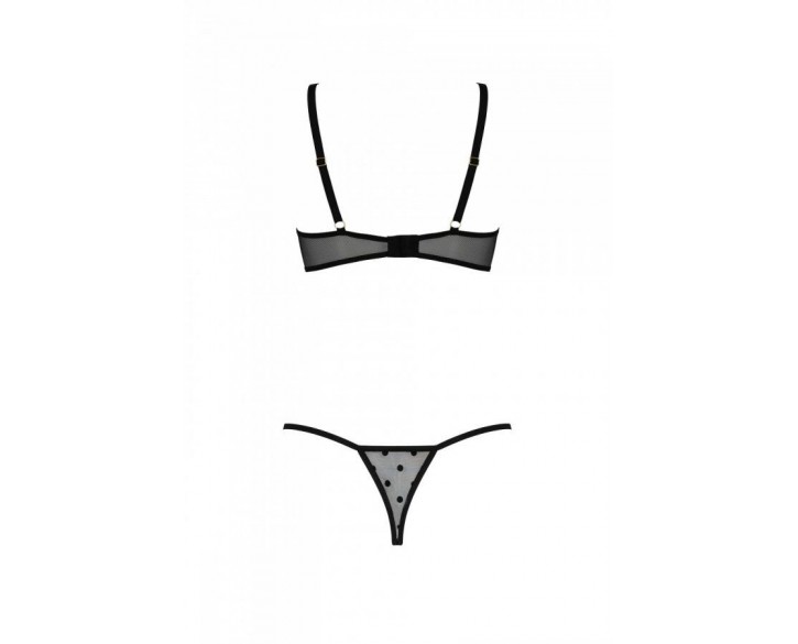 Комплект MARINA SET WITH OPEN BRA black L/XL - Passion