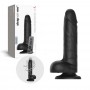 Фалоімітатор з вібрацією та ротацією Strap-On-Me Rotating & Vibrating Realistic Dildo – L – Black
