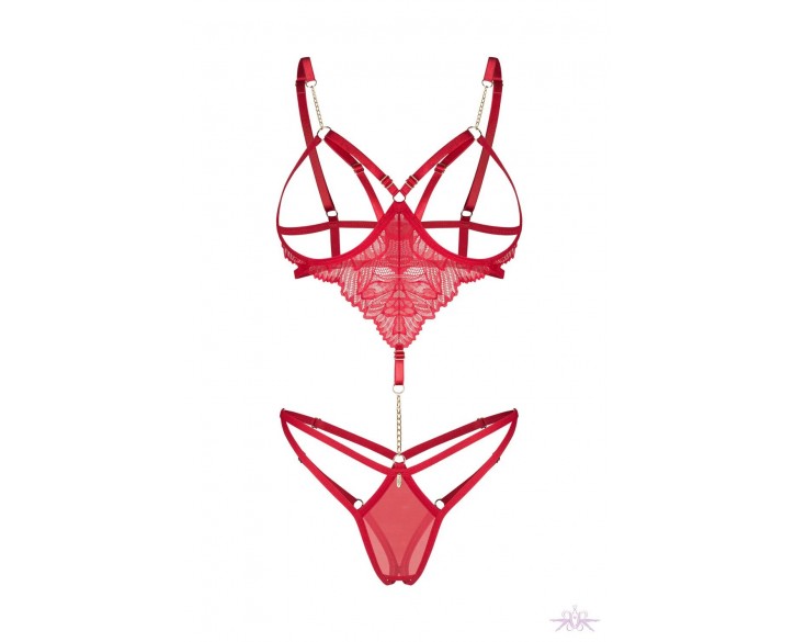 Боді Obsessive Matildea crotchless teddy S/M