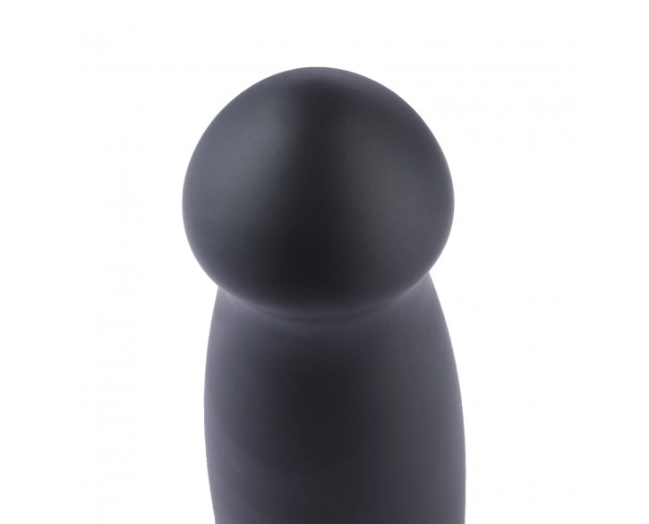 Силіконовий фалоімітатор для секс-машин Hismith 7.2" Black Silicone Anal Dildo, система KlicLok