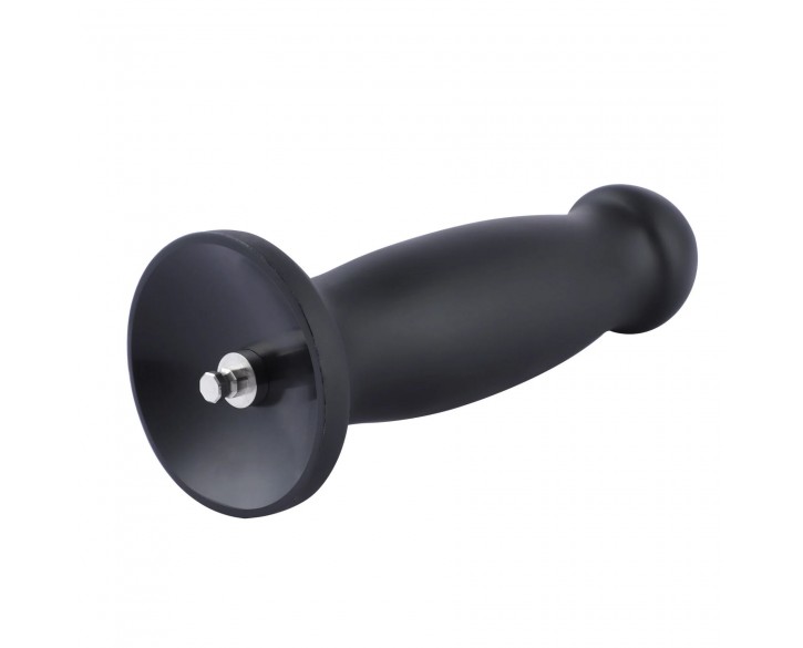 Силіконовий фалоімітатор для секс-машин Hismith 7.2" Black Silicone Anal Dildo, система KlicLok