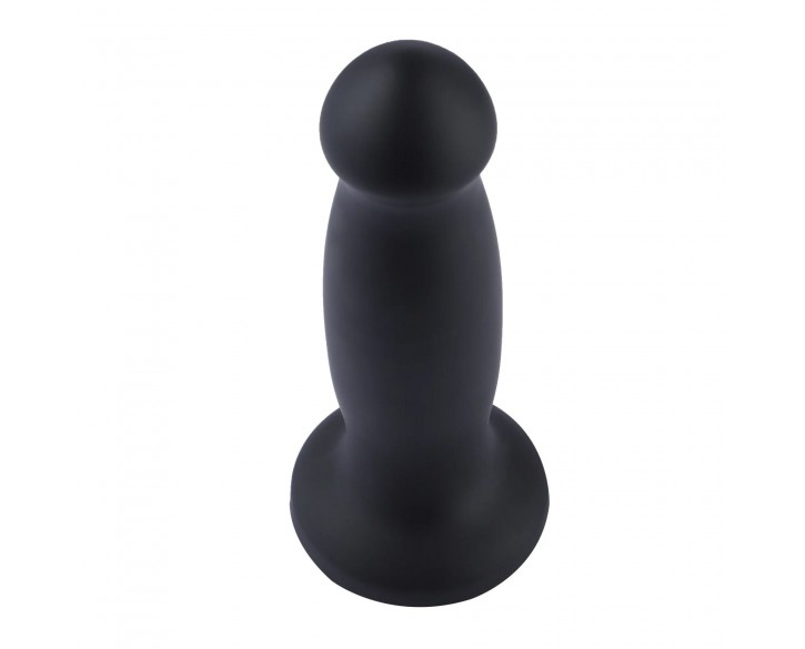 Силіконовий фалоімітатор для секс-машин Hismith 7.2" Black Silicone Anal Dildo, система KlicLok