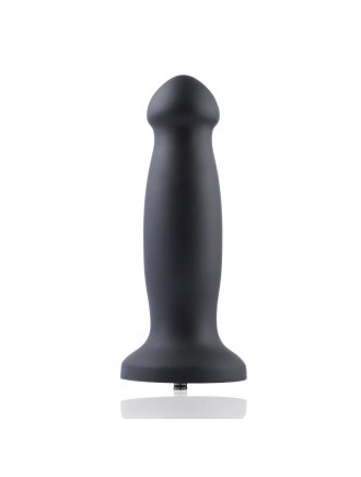Силіконовий фалоімітатор для секс-машин Hismith 7.2" Black Silicone Anal Dildo, система KlicLok
