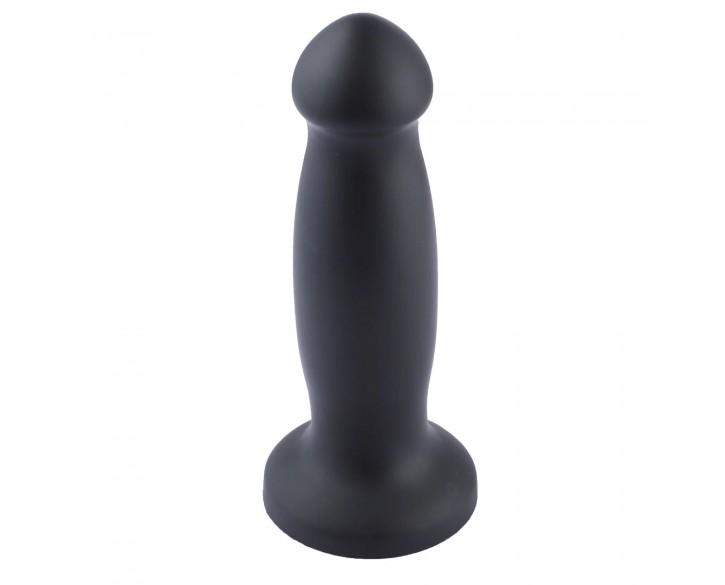 Силіконовий фалоімітатор для секс-машин Hismith 7.2" Black Silicone Anal Dildo, система KlicLok