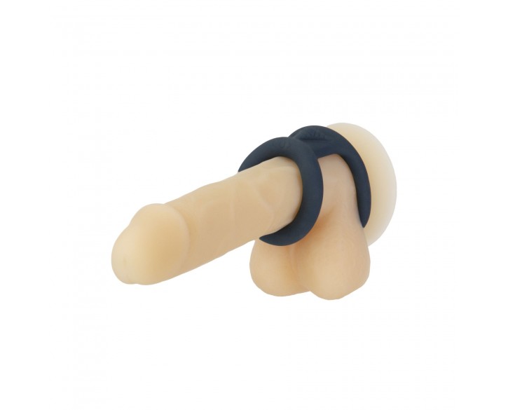 Подвійне ерекційне кільце LUX Active – Tug – Versatile Silicone Cock Ring