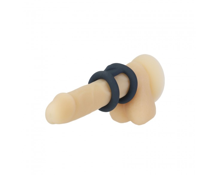 Подвійне ерекційне кільце LUX Active – Tug – Versatile Silicone Cock Ring