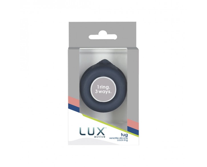 Подвійне ерекційне кільце LUX Active – Tug – Versatile Silicone Cock Ring