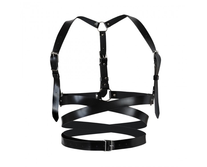 Шкіряна портупея Art of Sex - Melani Leather harness, Чорна XS-M