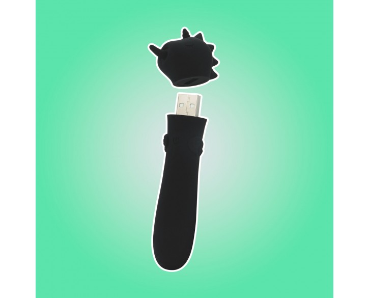 Вібратор-єдиноріжка Unihorn USB Bullet – Wild Spirit, віброкуля, USB-зарядка, 10 режимів