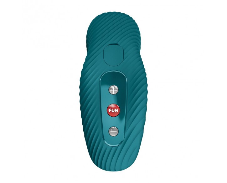 Накладний вібратор Fun Factory LAYA III Bottle Green, ефект постукування пальцем
