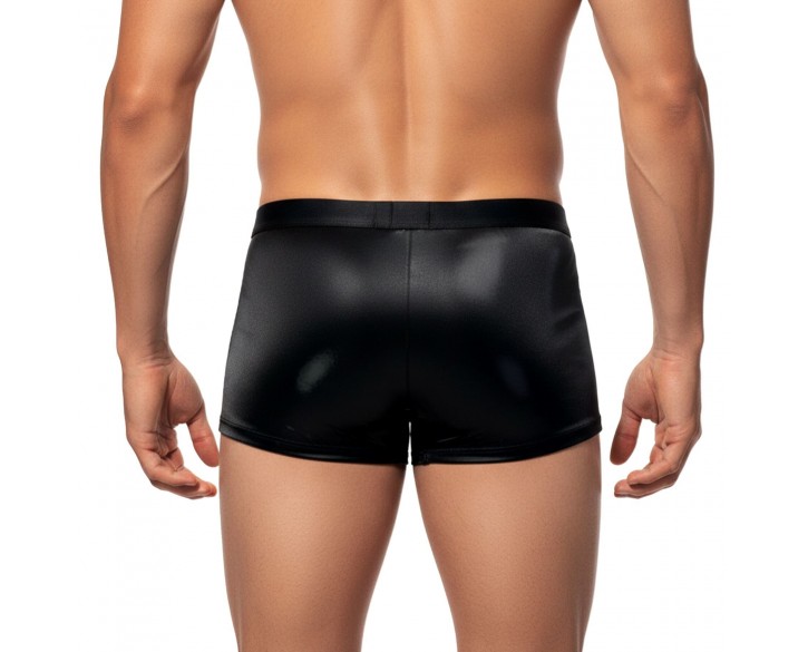 Чоловічі труси з сюрпризом Art of Sex - Gladiator, чорні з ефектом мокрого оксамиту, розмір S