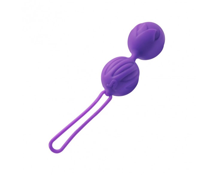 Вагінальні кульки Adrien Lastic Geisha Lastic Balls BIG Violet (L), діаметр 4 см, вага 90 гр