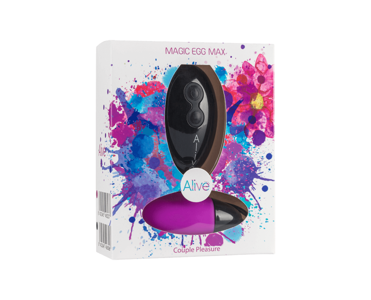 Потужне віброяйце Alive Magic Egg MAX Violet з пультом ДК