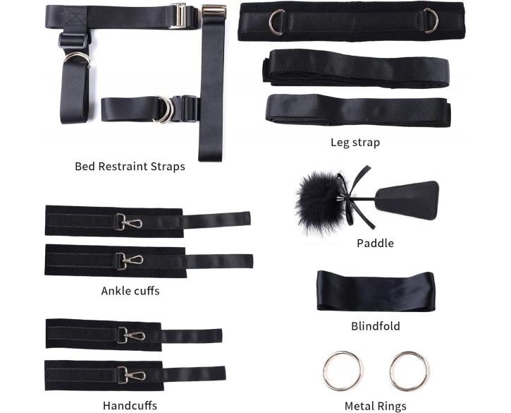 БДСМ-набір LOCKINK YEAHWOW Bed Restraint set