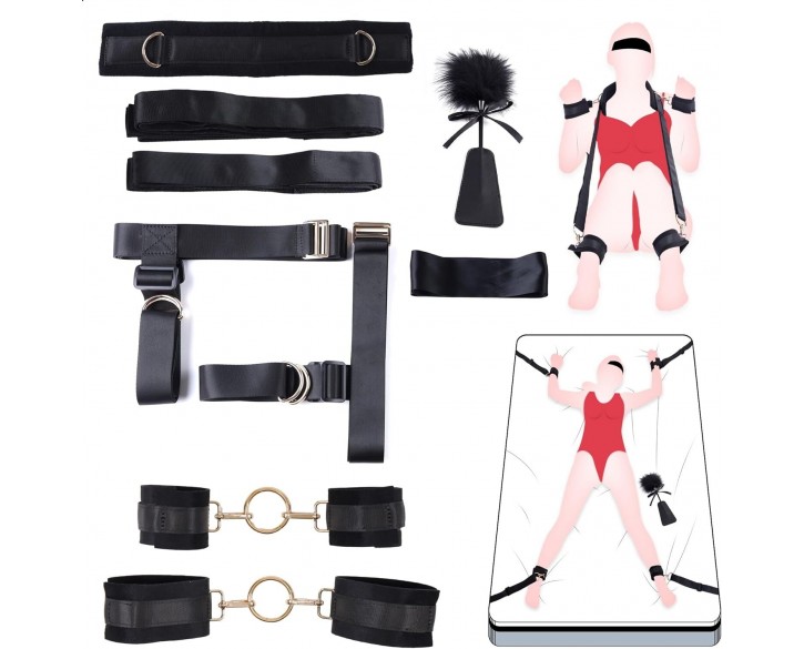 БДСМ-набір LOCKINK YEAHWOW Bed Restraint set