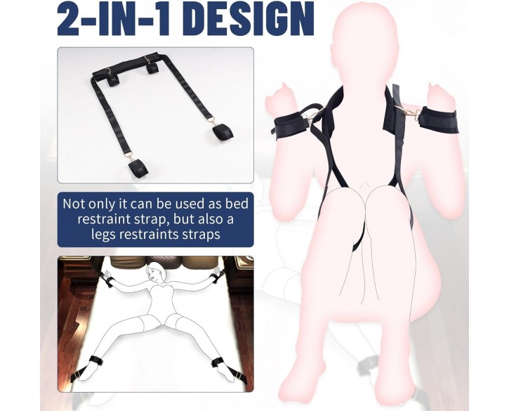 БДСМ-набір LOCKINK YEAHWOW Bed Restraint set