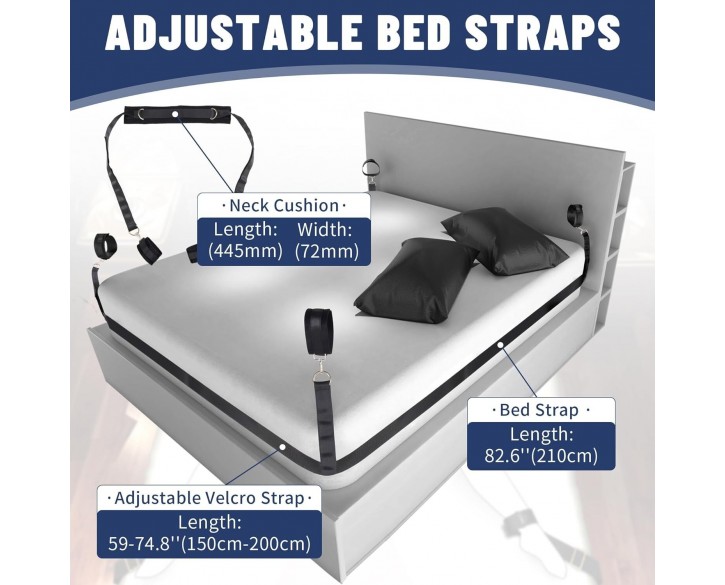 БДСМ-набір LOCKINK YEAHWOW Bed Restraint set
