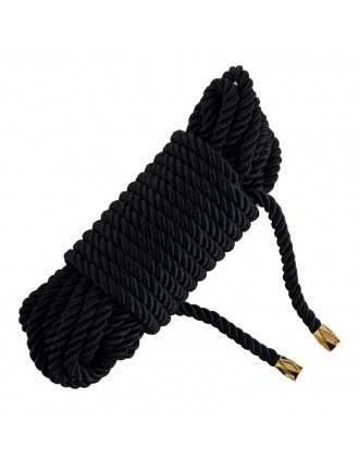 Мотузка для шибарі LOCKINK SEVANDA Shibari Pratice Rope Black, 8 метрів