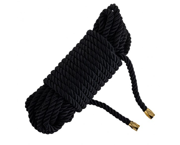 Мотузка для шибарі LOCKINK SEVANDA Shibari Pratice Rope Black, 8 метрів