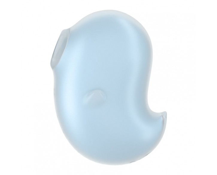 Вакуумний кліторальний стимулятор з вібрацією Satisfyer Cutie Ghost Blue