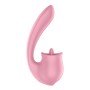 Вагінально-кліторальний вібратор Satisfyer Tongue Genius з язичком