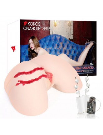 Мастурбатор Kokos 004 Vailla ONAHOLE Real Hips 2WayPlus з вібрацією та масажем