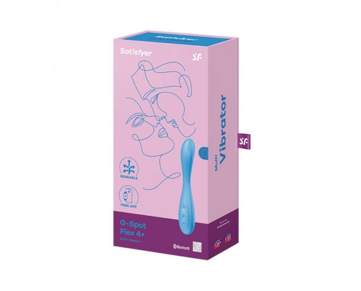 Універсальний смарт-вібратор Satisfyer G-Spot Flex 4+, гнучкий стовбур із фіксацією положення