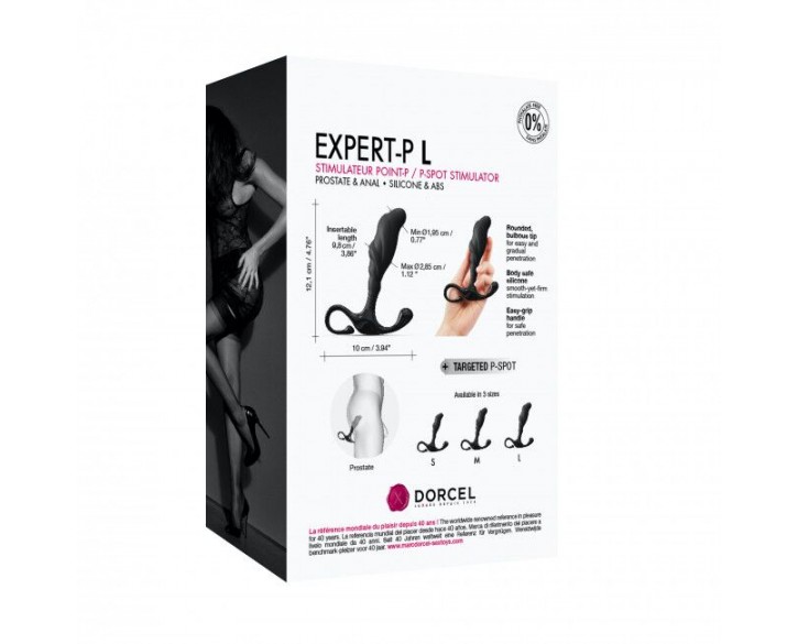 Ручний ергономічний масажер простати Dorcel Expert P size L