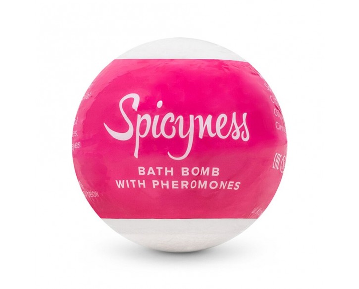 Бомбочка для ванни з феромонами Obsessive Bath bomb with pheromones Spicy (100 г)