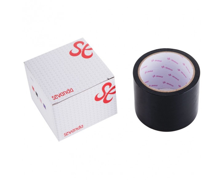 Електростатична стрічка для бондажу LOCKINK SEVANDA Electrostatic Tape - Black Tape, 16 м