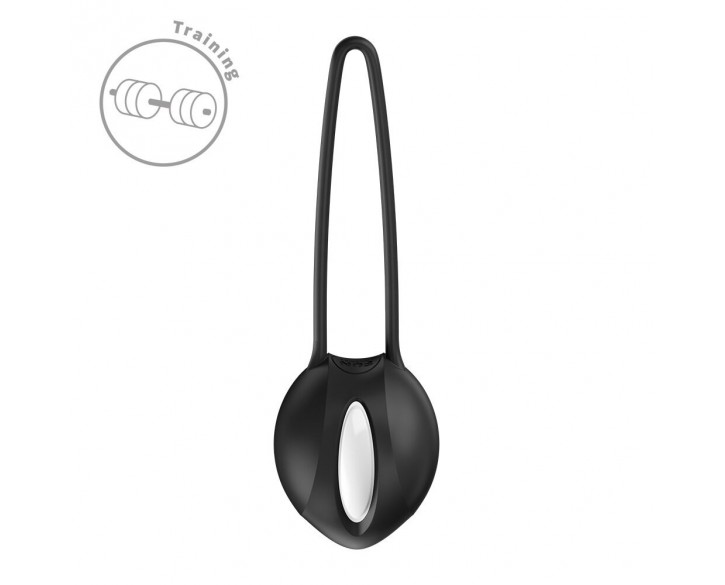 Вагінальна кулька Fun Factory SMARTBALL UNO Black, одинарна, діаметр 3,6 см