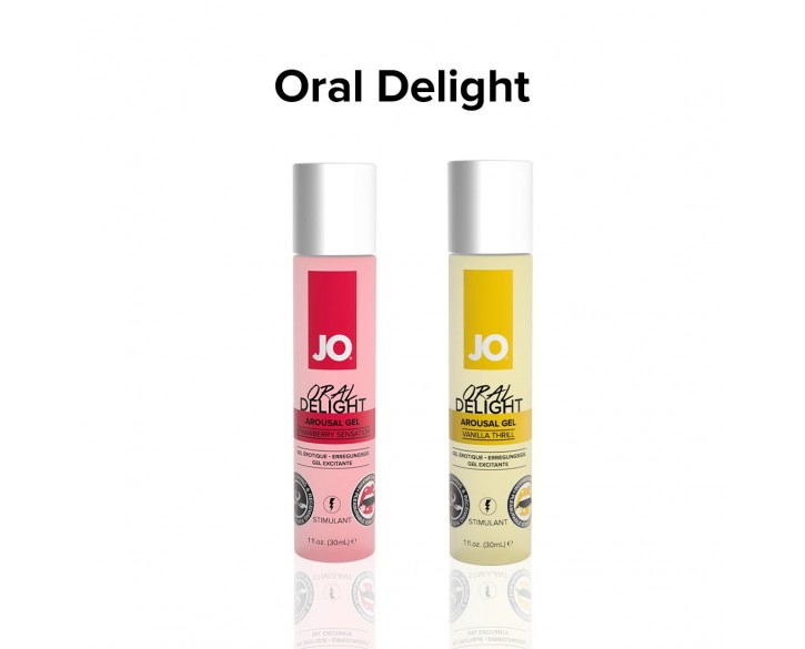 Гель для оральних пестощів System JO Oral Delight Vanilla Thrill (30 мл), ефект холод-тепло