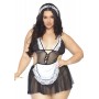 Костюм покоївки Leg Avenue Fantasy French Maid XL/XXL, сукня, трусики, пов’язка