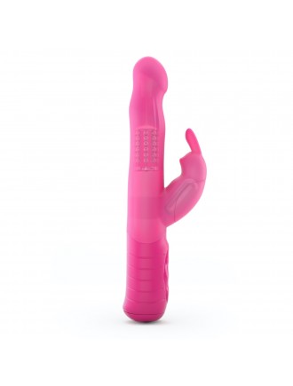 Вібратор-кролик Dorcel Baby Rabbit Magenta 2.0 з перлинним масажем і головкою, що обертається