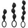 Набір анальних іграшок Doc Johnson Mood Naughty Contour Beads Trainer Set