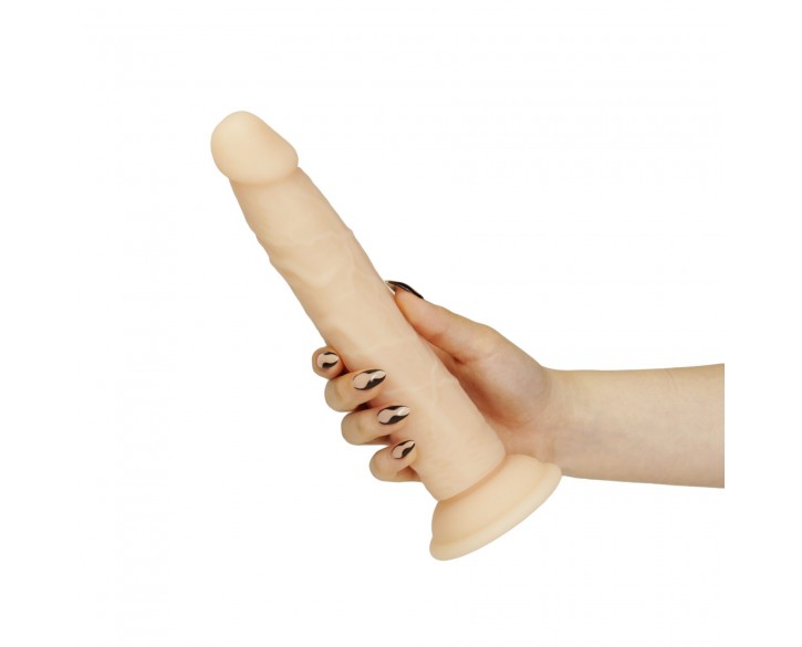 Фалоімітатор Naked Addiction – 9” Silicone Dual Density Bendable Dildo - Vanilla