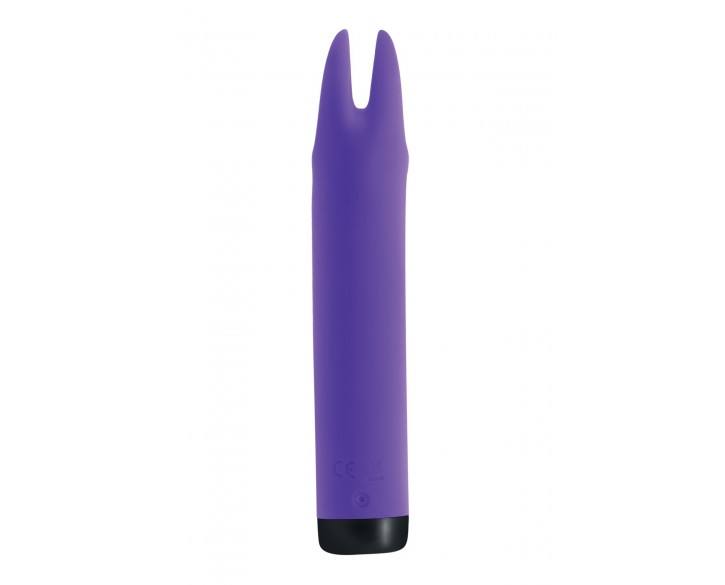 Вібратор S Pleasures Bullets Amethyst, фіолетовий, з двома відростками, 10 режимів, діаметр 3,1 см