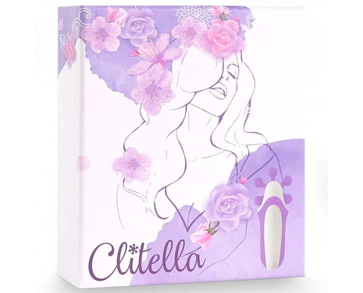 Стимулятор з імітацією оральних пестощів FeelzToys - Clitella Oral Clitoral Stimulator Purple