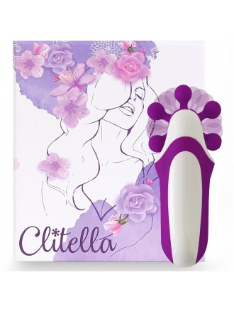 Стимулятор з імітацією оральних пестощів FeelzToys - Clitella Oral Clitoral Stimulator Purple