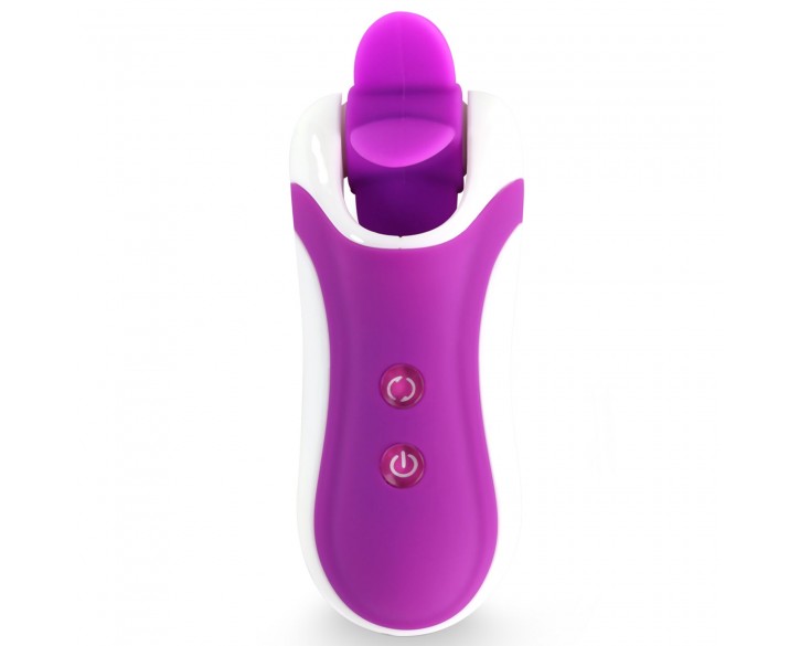 Стимулятор з імітацією оральних пестощів FeelzToys - Clitella Oral Clitoral Stimulator Purple