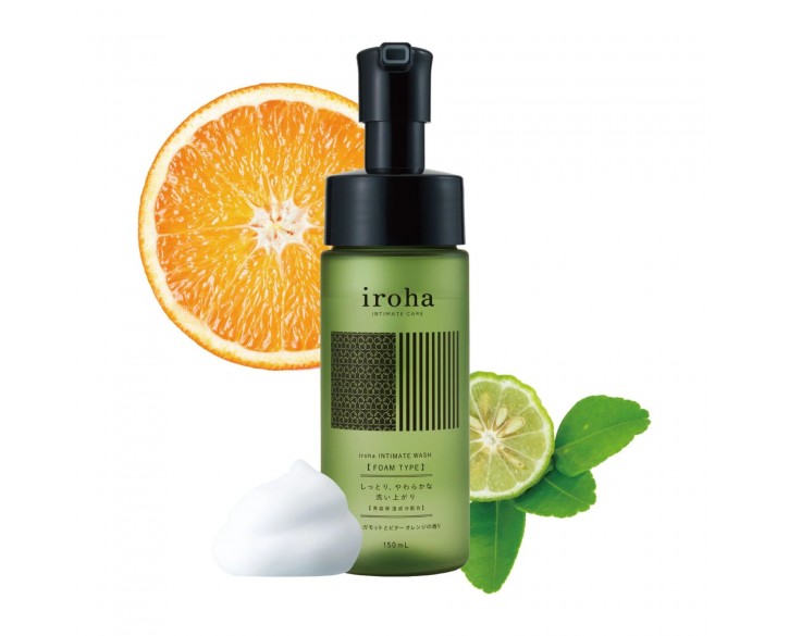 Піна для інтимного догляду Iroha Intimate Wash Foam Type Bergamot and Bitter Orange 150 мл