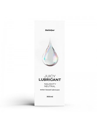 Лубрикант на водній основі Satisfyer Juicy Lubricant Naughty Neutral water based 300 мл