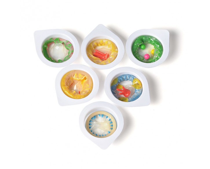 Насадка на член Recare Spike Condom Blue (презерватив з шипами)