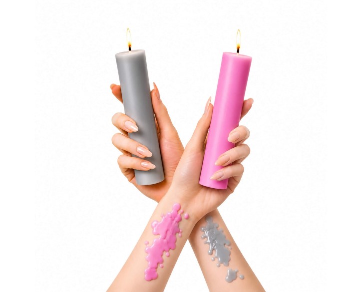 Свічка для WaxPlay Feral Feelings soft 15 см Light Pink
