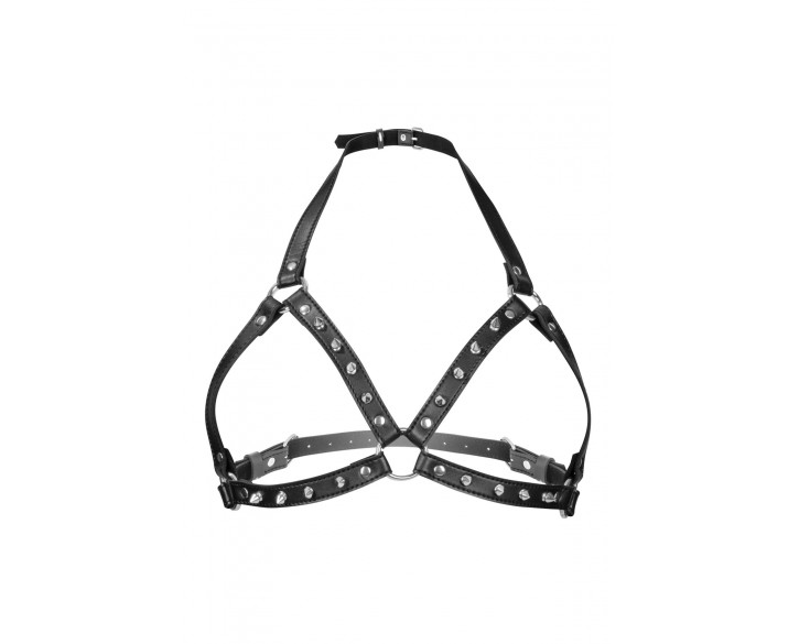 Портупея з металевими шипами Fetish Tentation Sexy Adjustable Chest Harness