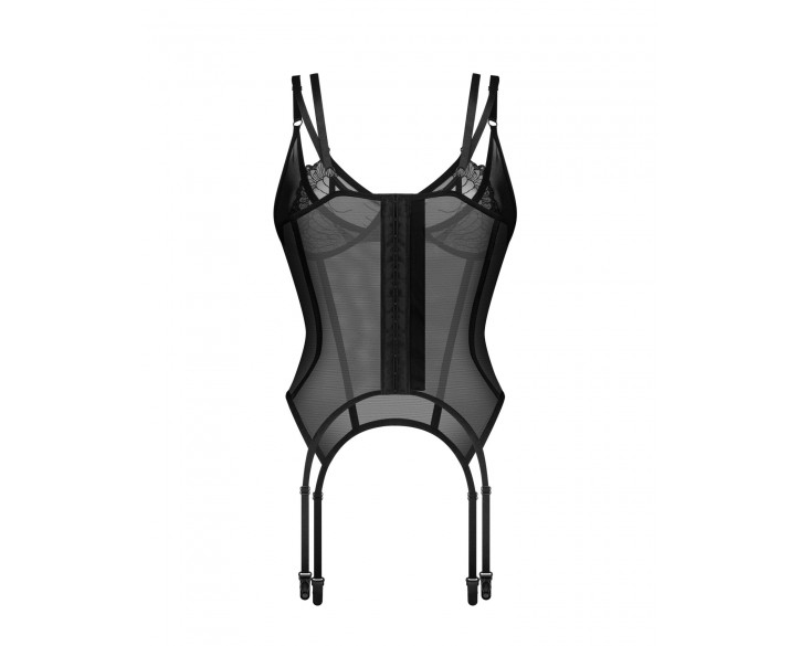 Корсет Obsessive Arrowel Black corset S/M