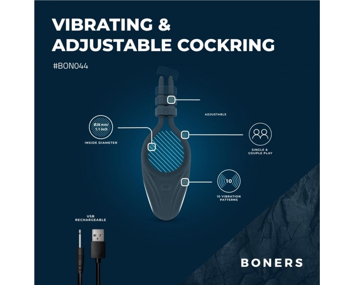 Ерекційне кільце Boners Adjustable Cockring